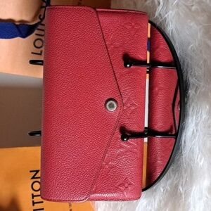 Louis Vuitton Empreinte Curieuse Red Wallet EUC